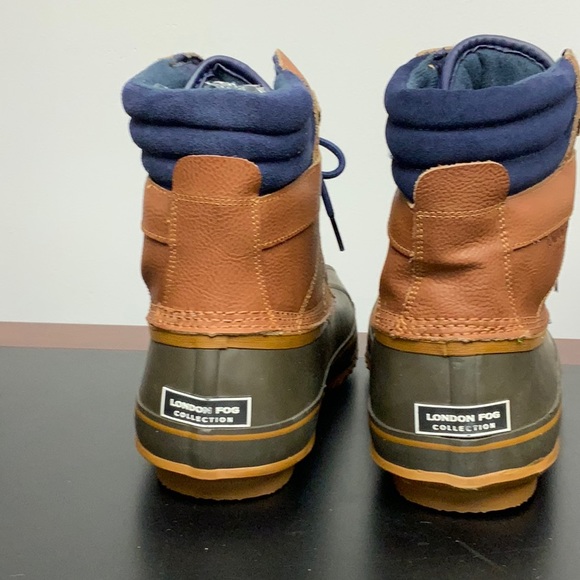 NWT Mens London Fog Ashford 3 Duck Boots Waterproof Thinsulate Sizes 9 10 12 13 - Picture 4 of 7